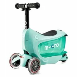 Micro Mini2Go Deluxe Plus Scooter Mint -Zippi shop Micro Mini2Go Deluxe Scooter Plus Mint 3