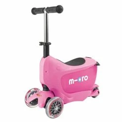 Micro Mini2Go Deluxe Plus Scooter Pink -Zippi shop Micro Mini2Go Deluxe Scooter Plus Pink 2