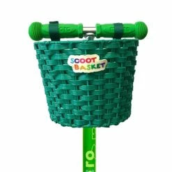 Micro Scooter Bike Basket Green
