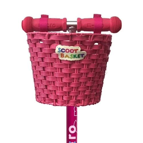 Micro Scooter Bike Basket Pink 1 Micro Scooter Bike Basket Pink
