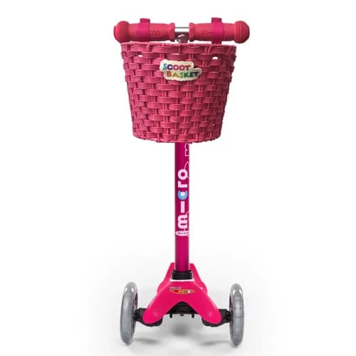 Micro Scooter Bike Basket Pink 2 Micro Scooter Bike Basket Pink - Image 2