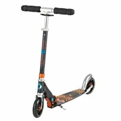 Micro Speed Plus Scooter Black And Orange