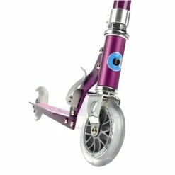 Micro Sprite Light Up Scooter Purple LED Wheels -Zippi shop Micro Sprite Light Up Scooter Purple 3