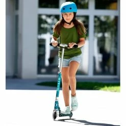 Micro Sprite Light Up Scooter Sea Green LED Wheels -Zippi shop Micro Sprite Light Up Scooter Sea Green 4