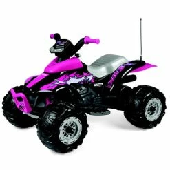 Peg Perego Coral T-Rex 12v 330W Quad Bike Pink