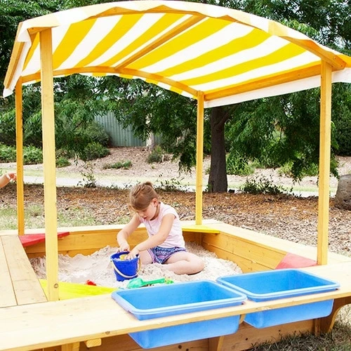 Lifespan Kids Lifespan Playfort Sandpit With Wooden Cover 2 Lifespan Kids Lifespan Playfort Sandpit With Wooden Cover - Image 2