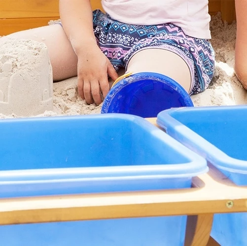 Lifespan Kids Lifespan Playfort Sandpit With Wooden Cover 3 Lifespan Kids Lifespan Playfort Sandpit With Wooden Cover - Image 3