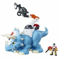 Hasbro Gaming Playskool Heroes Chomp Squad Doc Tops And Sam Scrubs