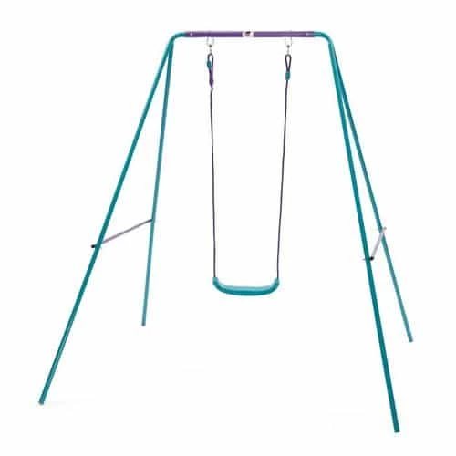 Plum Play Plum 2-In-1 Baby Swing Set Purple/Teal 2 Plum Play Plum 2-In-1 Baby Swing Set Purple/Teal - Image 2