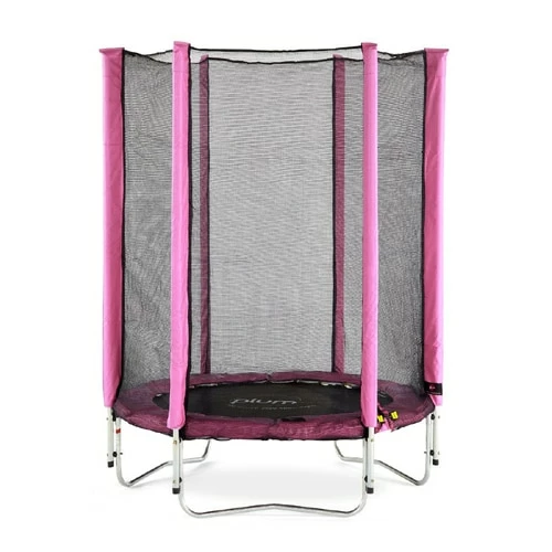 Plum Play Plum 4.5FT Junior Trampoline With Enclosure Net Pink 1 Plum Play Plum 4.5FT Junior Trampoline With Enclosure Net Pink
