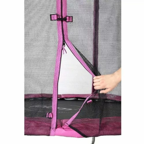 Plum Play Plum 4.5FT Junior Trampoline With Enclosure Net Pink 5 Plum Play Plum 4.5FT Junior Trampoline With Enclosure Net Pink - Image 5