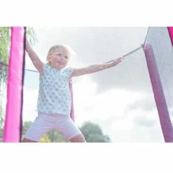 Plum Play Plum 4.5FT Junior Trampoline With Enclosure Net Pink 8 Plum Play Plum 4.5FT Junior Trampoline With Enclosure Net Pink -Zippi shop Plum 4.5FT Junior Trampoline With Enclosure Net Pink 5