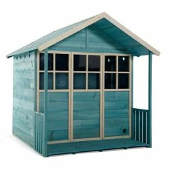 Plum Play Plum Wooden Cubby Playhouse Teal
