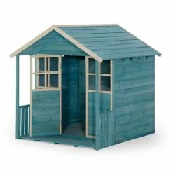 Plum Play Plum Wooden Cubby Playhouse Teal -Zippi shop Plum Deckhouse Wooden Playhouse Teal 3