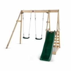 Plum Play Plum Tamarin Wooden Swing Set With Slide