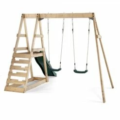 Plum Play Plum Tamarin Wooden Swing Set With Slide -Zippi shop Plum Tamarin Wooden Swing Set 5