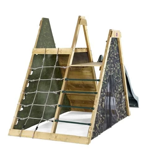 Plum Play Plum Wooden Climbing Pyramid With Slide 2 Plum Play Plum Wooden Climbing Pyramid With Slide - Image 2