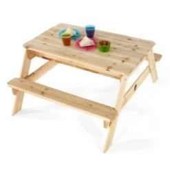 Plum Play Plum Wooden Sand And Picnic Activity Table 6 Plum Play Plum Wooden Sand And Picnic Activity Table -Zippi shop Plum Wooden Sand and Picnic Activity Table 3