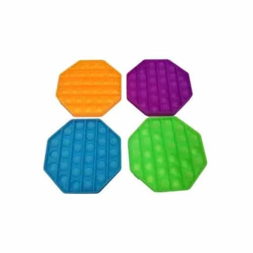 Misc Pop It Fidget Toy Glow In The Dark Octagonal Assorted 1 Misc Pop It Fidget Toy Glow In The Dark Octagonal Assorted