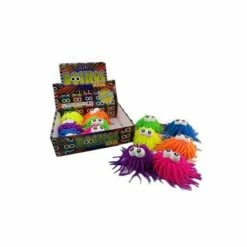 Misc Squeeze Puffer Fidget Ball With Eyes 19cm