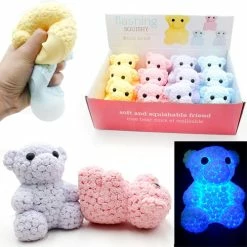 Misc Squish Light-Up Teddy Bear Assorted