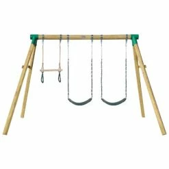 Lifespan Kids Wesley Double Swing With Trapeze