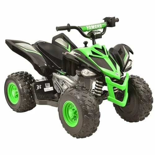 Yamaha 12 Volt Electric Raptor Quad Bike ATV Green 1 Yamaha 12 Volt Electric Raptor Quad Bike ATV Green