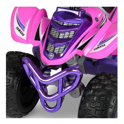 Yamaha 12 Volt Electric Raptor Quad Bike ATV Pink And Purple 3 Yamaha 12 Volt Electric Raptor Quad Bike ATV Pink And Purple - Image 3
