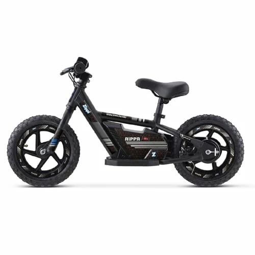 Zippi Electric Zippi Rippa 12 Inch Kids Electric Balance Bike Black Standard Kit 1 Zippi Electric Zippi Rippa 12 Inch Kids Electric Balance Bike Black Standard Kit