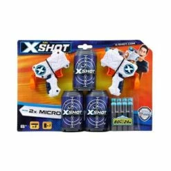 Zuru XShot Excel Micro Twin Pk Dart Blasters Inc 8 Darts