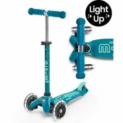 Micro Mini Deluxe Led Scooter Aqua