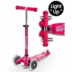Micro Mini Deluxe Led Scooter Pink